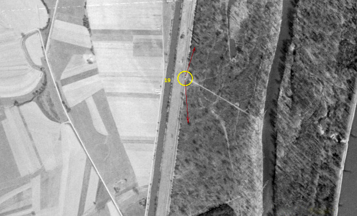 Ligne Maginot - 19 - MATHISSCHOLLEN - (Blockhaus pour arme infanterie) - Le bloc bien visible en 1956