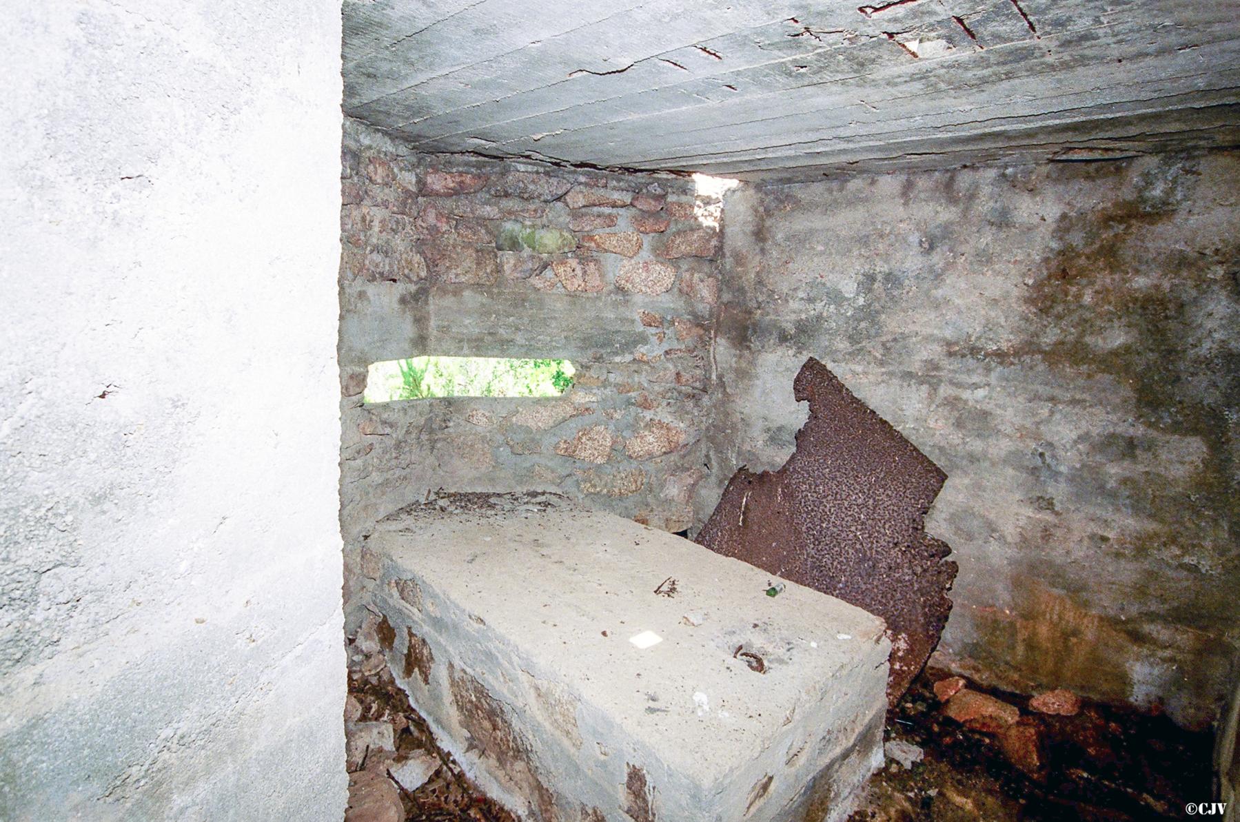 Ligne Maginot - ERBAIOLU 1 - (Blockhaus pour arme infanterie) - Deuxième chambre