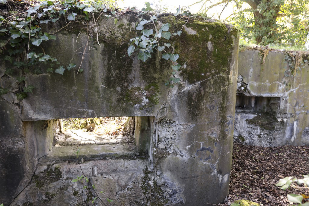 Ligne Maginot - 46/1 - LIMBOURG SUD - (Casemate d'infanterie - Double) - Façade Nord.
Les 2 créneaux