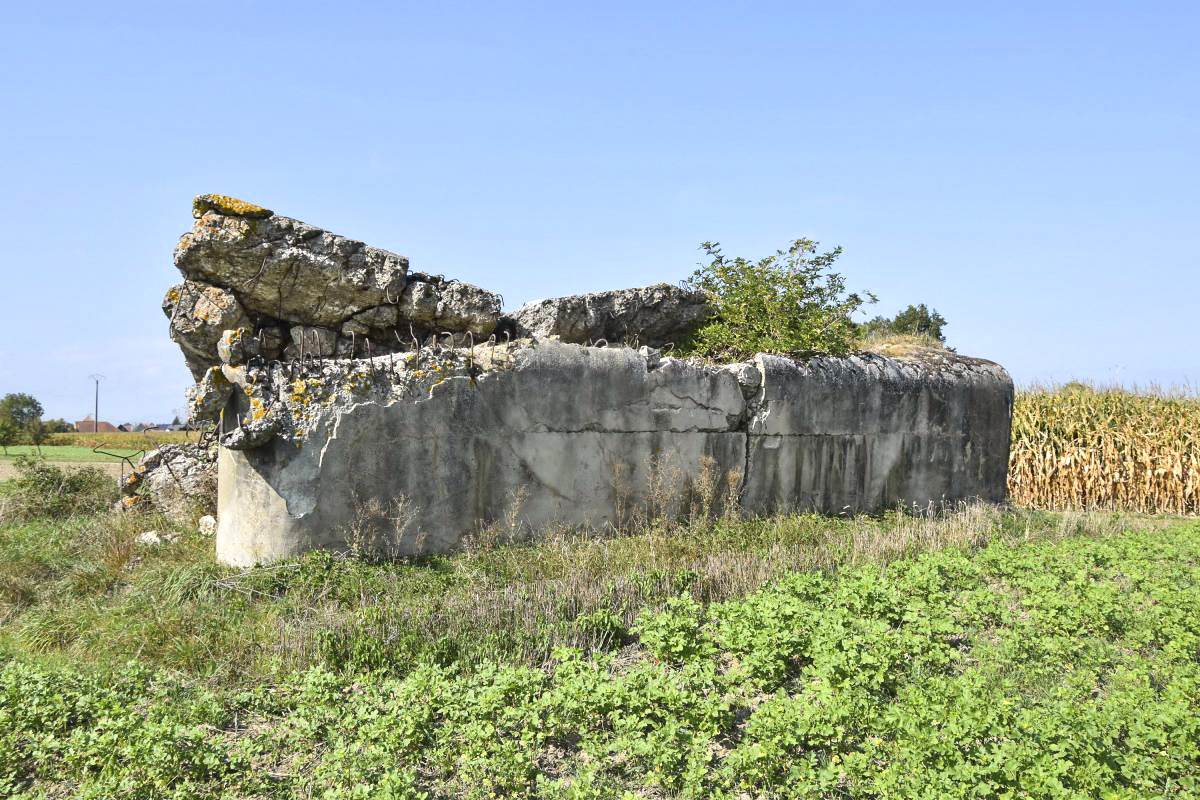 Ligne Maginot - B105 - MACKENHEIM EST - (Blockhaus pour arme infanterie) - Façade est