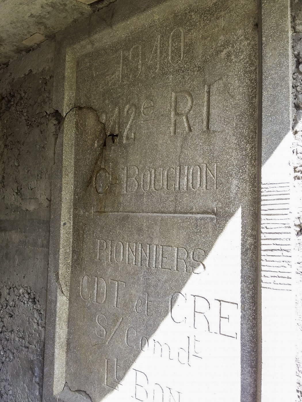 Ligne Maginot - BALDENHEIM (42° RIF PUIS 242° RI) - (PC de Sous-Secteur) - Abri-PC n°1
Entrée 1