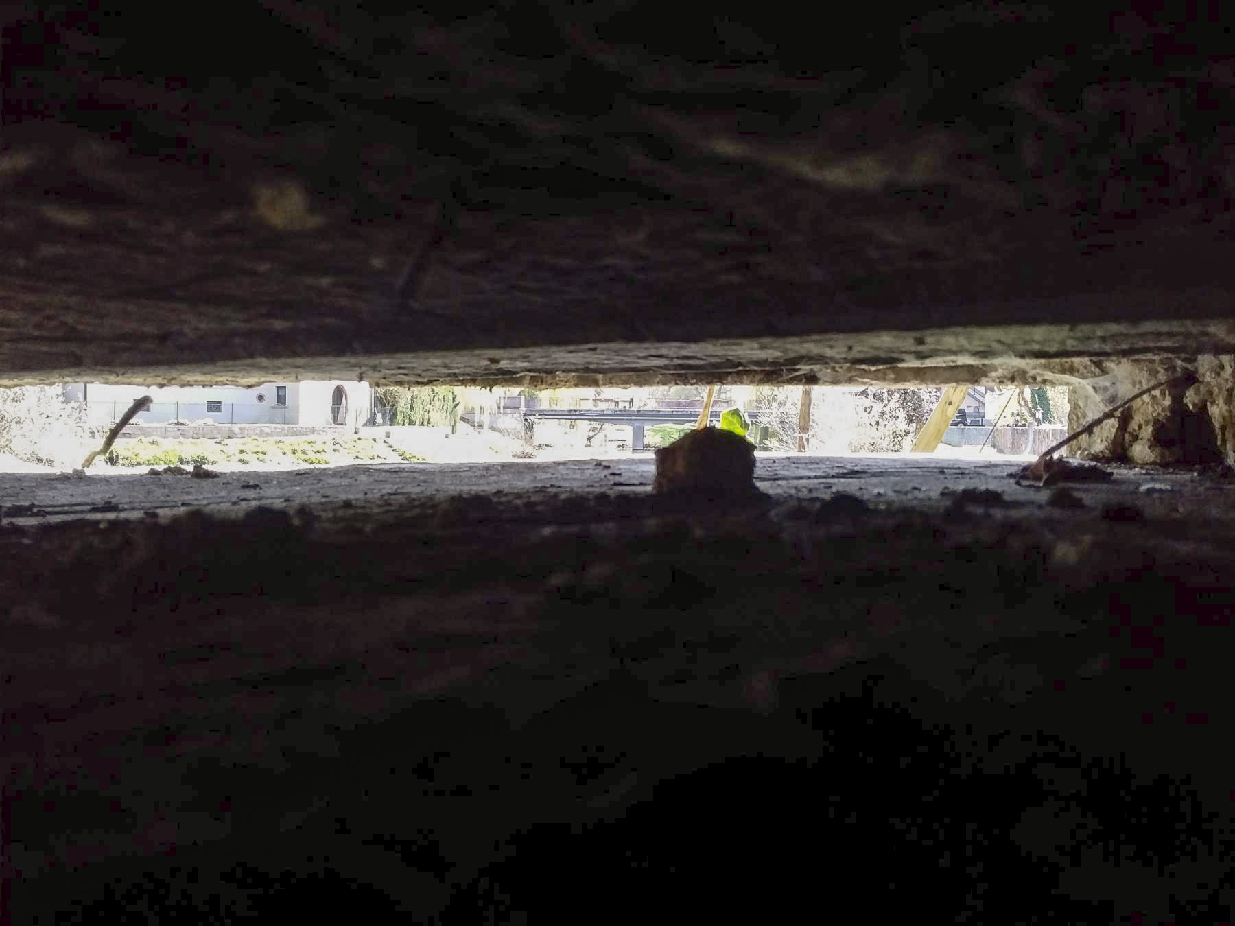 Ligne Maginot - ILLHAEUSERN 1 - (Blockhaus pour arme infanterie) - Vue sur le pont de l'observatoire du milieu