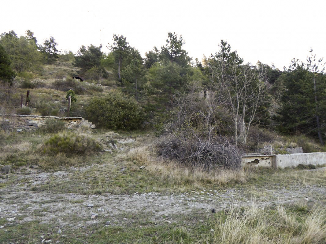 Ligne Maginot - COL DE BRAUS (SOUS-SECTEUR SOSPEL - 40° DBAF) - (PC de Sous-Secteur) - Vue d'ensemble
