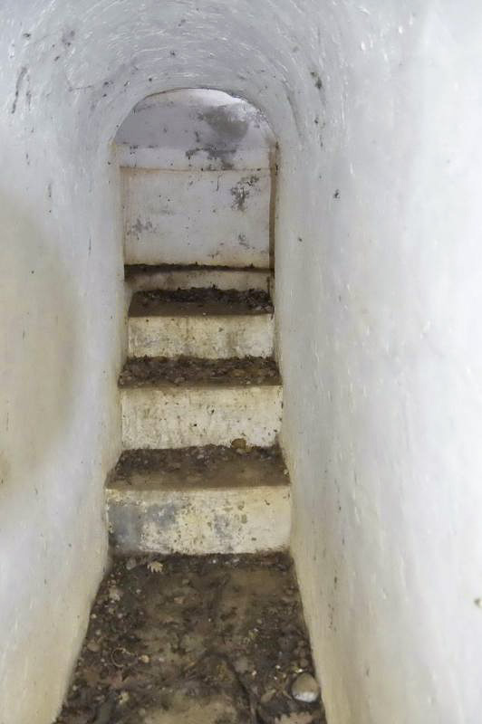 Ligne Maginot - BOIS DE DESSENHEIM SUD 2 - (Blockhaus pour arme infanterie) - Couloir donnant vers la coupole