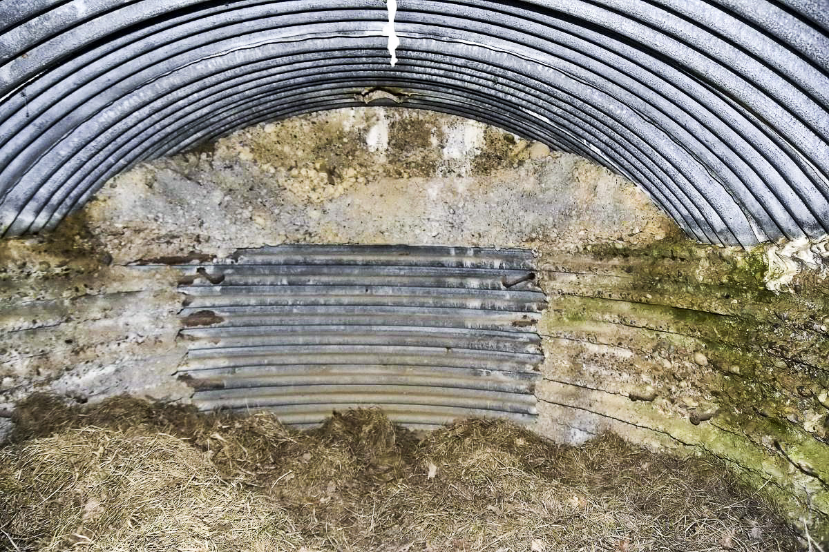 Ligne Maginot - BOIS DE DESSENHEIM SUD 7 - (Position d'artillerie préparée) - Intérieur de l'abri ex-allemand