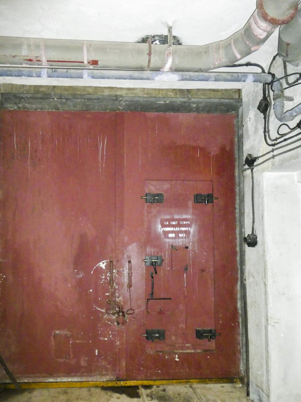Ligne Maginot - BARBONNET (BT) - (Ouvrage d'artillerie) - Bloc 1
Porte blindée