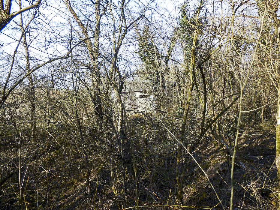 Ligne Maginot - ECLUSE 52 CENTRE - (Abri) - Vue vers le blockhaus nord.
