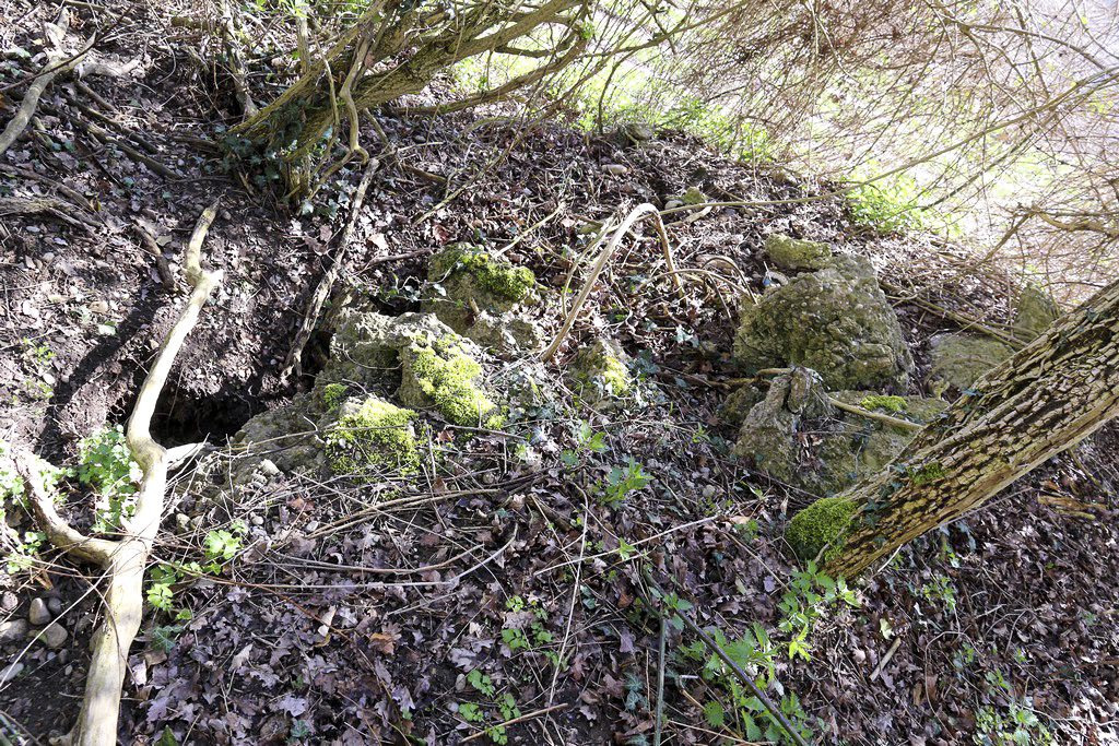 Ligne Maginot - LANGZUG 2 - (Blockhaus pour arme infanterie) - Emplacement de la coupole