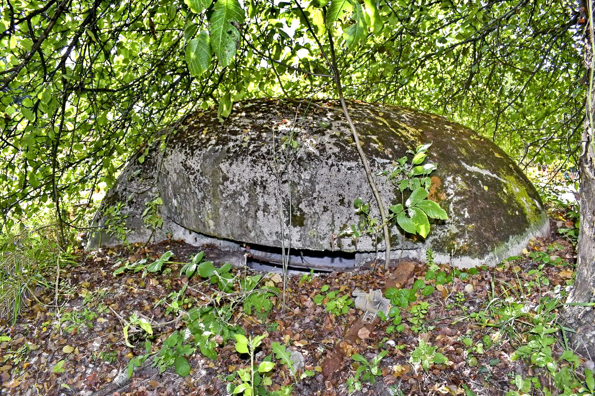 Ligne Maginot - MOULIN DE DESSENHEIM 3 - (Blockhaus pour arme infanterie) - Coupole et créneau