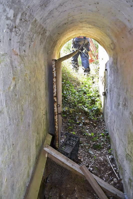 Ligne Maginot - MOULIN DE DESSENHEIM 3 - (Blockhaus pour arme infanterie) - Entrée Ouest