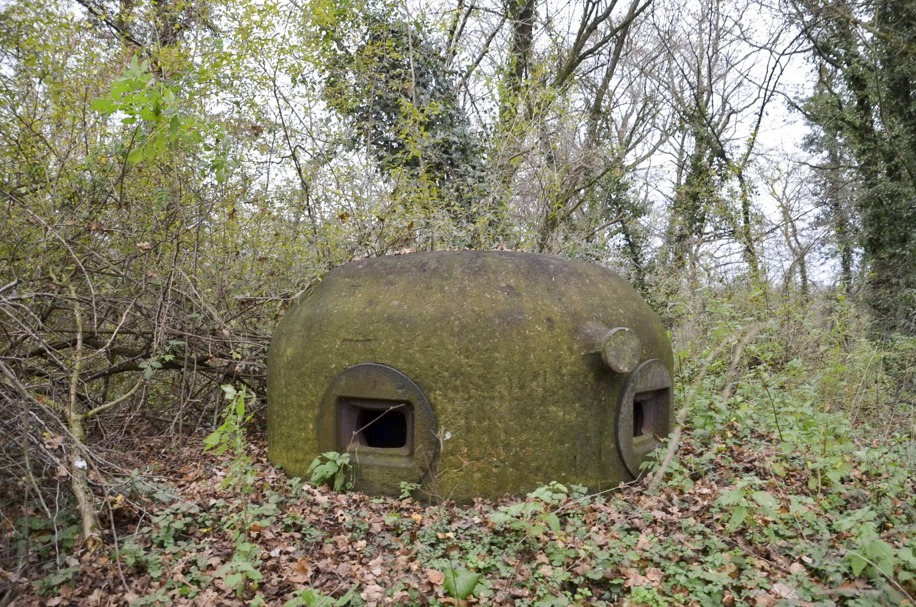 Ligne Maginot - 76 - HARDT SUD - (Casemate d'infanterie - Double) - Cloche GFM-B à 4 ouvertures