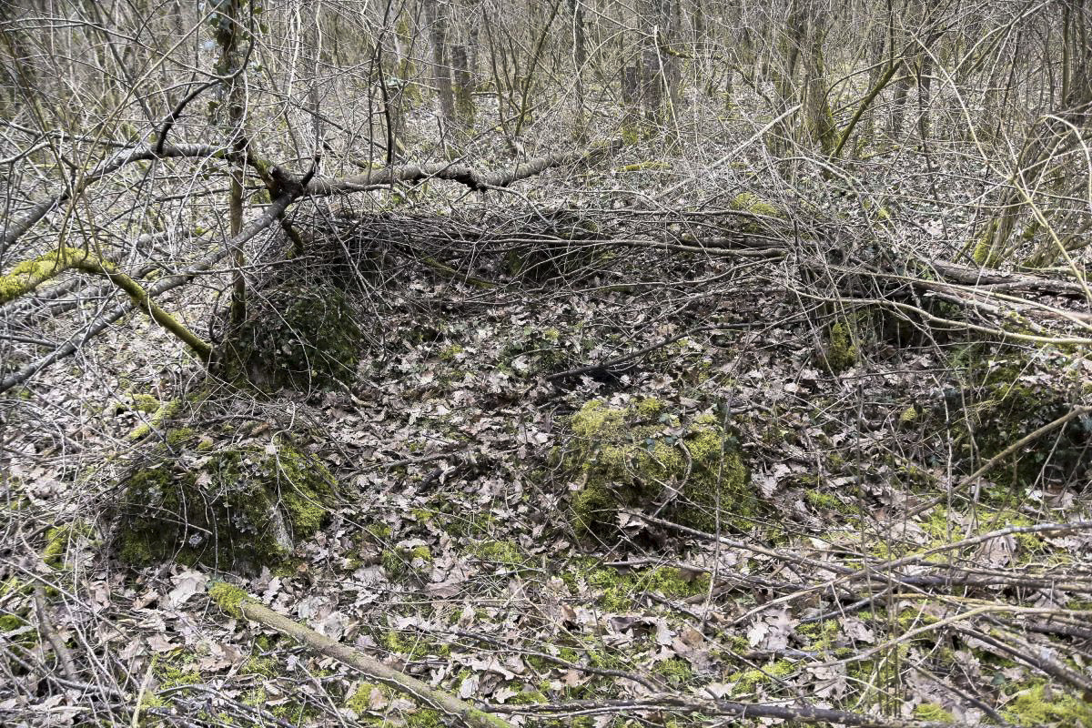 Ligne Maginot - CANAL DE HUNINGUE EST - (Casernement) - Lavoir 8
Pilotis. 