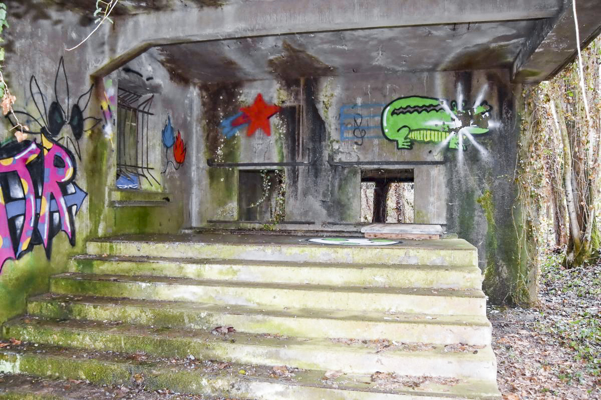 Ligne Maginot - GEISPITZEN - (Stand de tir) - La partie ouverte.