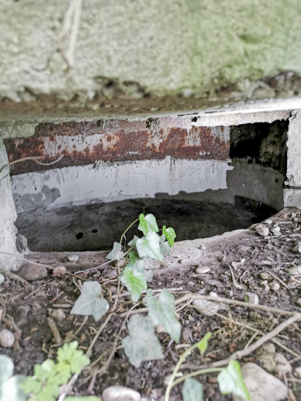 Ligne Maginot - KEMBS NORD 3 - (Blockhaus pour arme infanterie) - L'intérieur de la coupole vu depuis le créneau. 