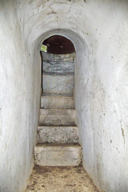 Ligne Maginot - PA KEMBS CENTRE 2 - (Blockhaus pour arme infanterie) - Couloir d'accès à la coupole.