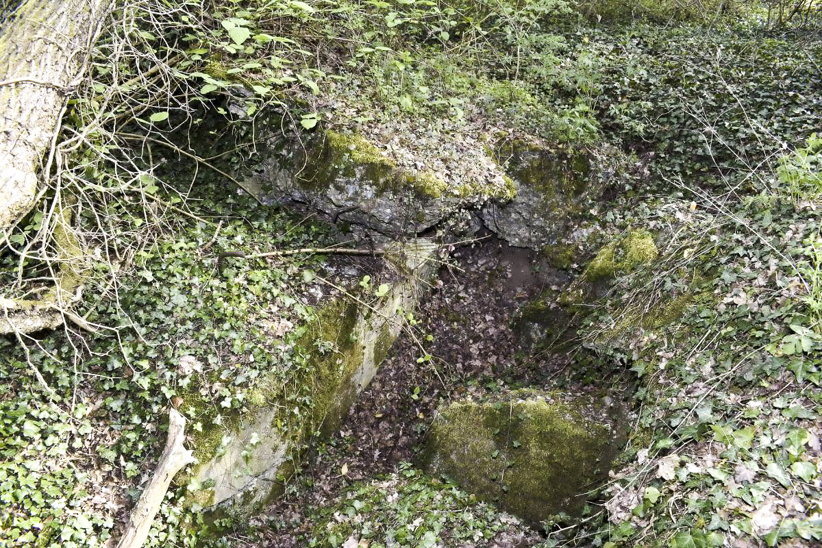 Ligne Maginot - PA PETIT-LANDAU 1 - (Blockhaus pour arme infanterie) - Couloir effondré vers la seconde coupole au nord
