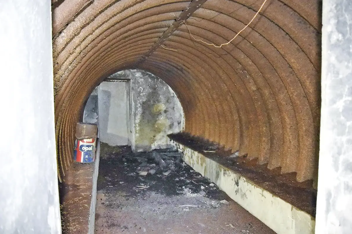 Ligne Maginot - SCHLIERBACH - (Abri) - Salle, vue vers le nord.