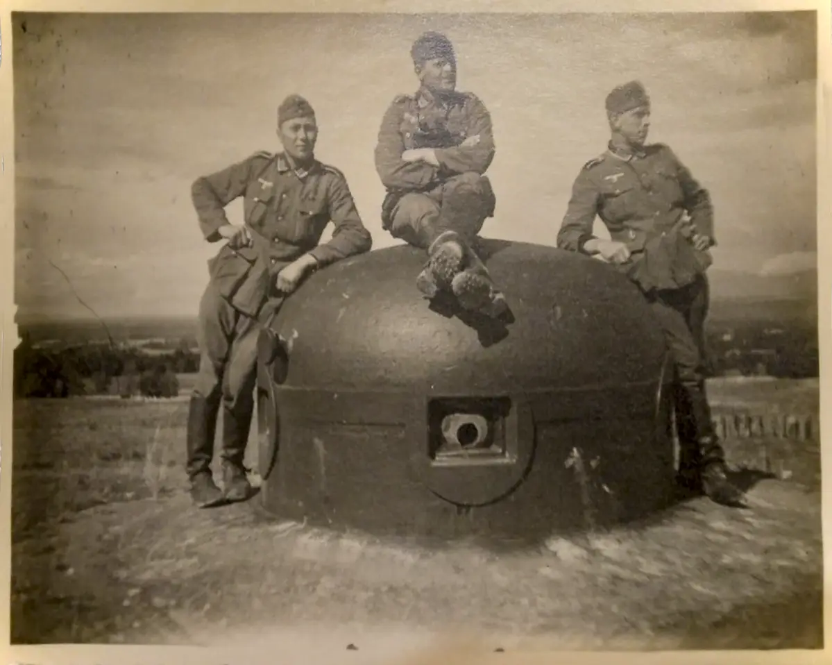 Ligne Maginot - 88 - STETTEN - (Casemate d'infanterie - Double) - Cloche GFM Nord Est Armée Allemande 1940