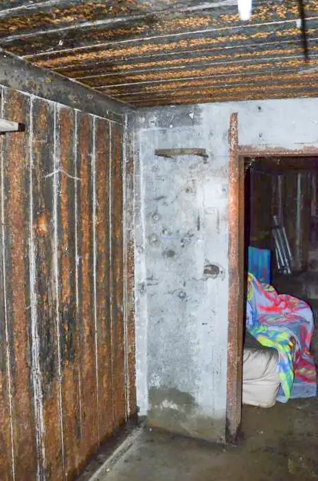 Ligne Maginot - 88 - STETTEN - (Casemate d'infanterie - Double) - Chambre de repos, avec emplacement du téléphone.