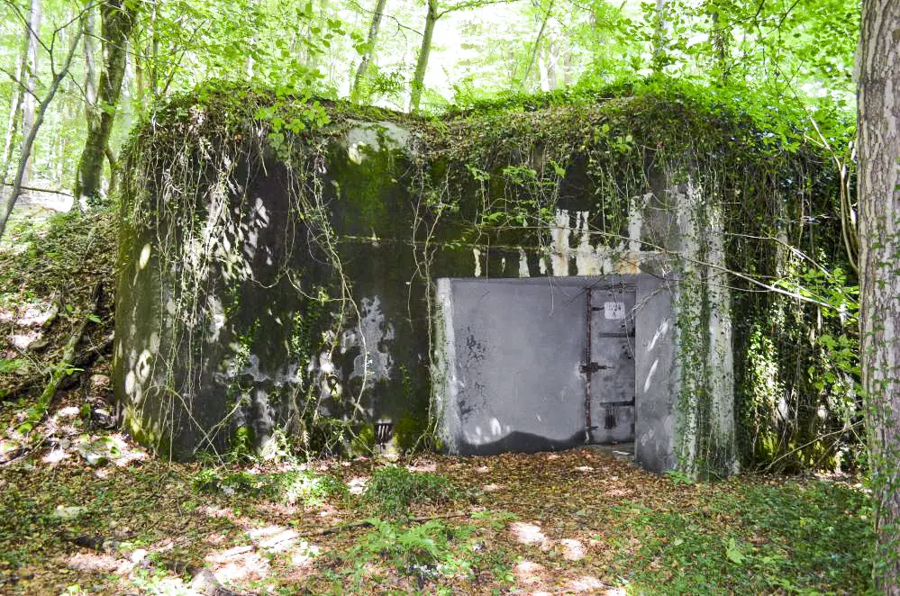 Ligne Maginot - BREITENHAG (BATTERIE DE) - (Position d'artillerie préparée) - Soute à munitions
Vue de l'abri coté ouverture