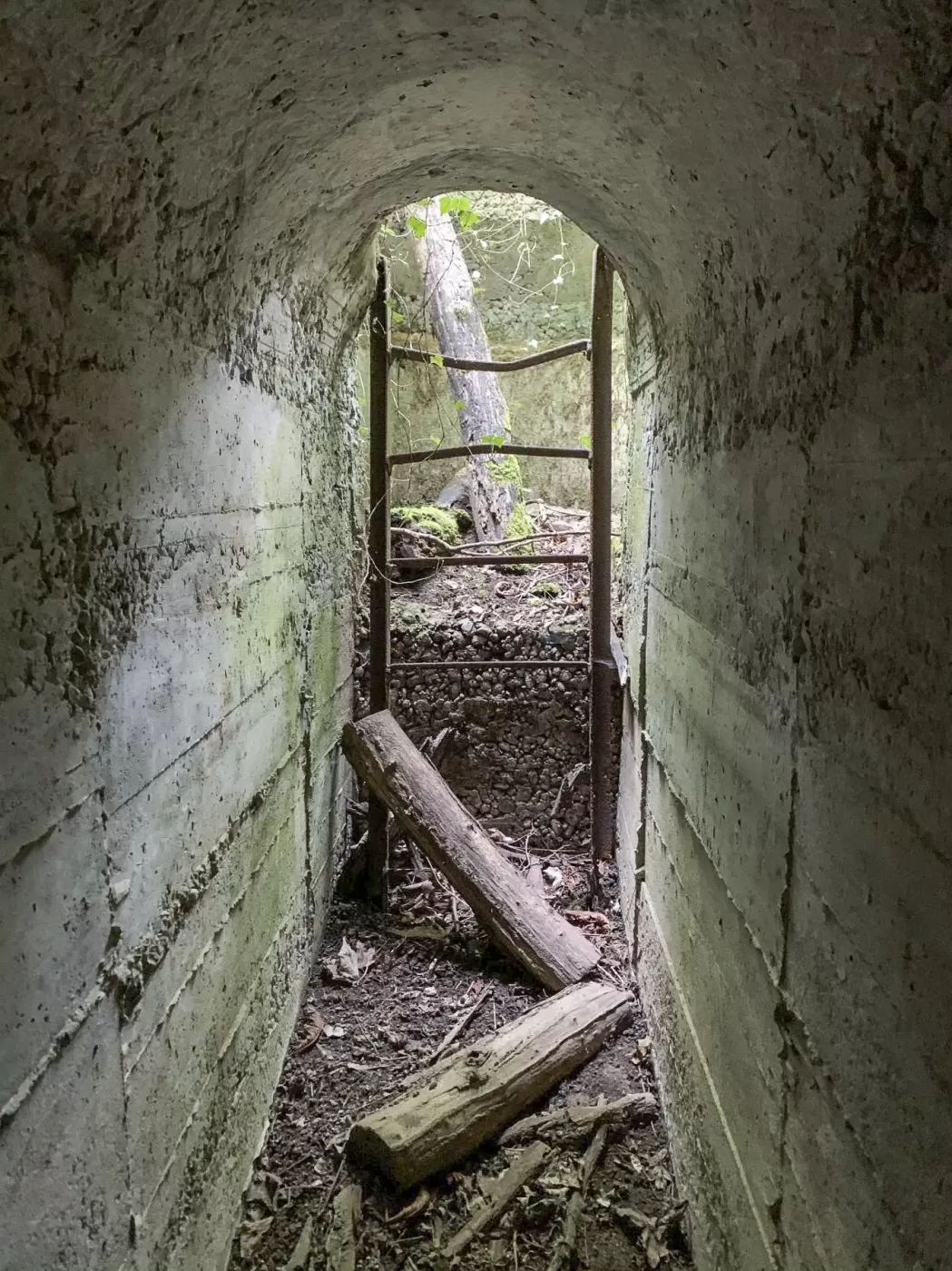 Ligne Maginot - T770 - PA DU LINSENBERG 1 - (Cuve pour arme d'infanterie) - Cuve vue de l’intérieur 