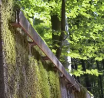 Ligne Maginot - STRENGWALD (BATTERIE DU) - (Position d'artillerie préparée) - Encuvement 1
Détail du rail support de la porte coulissante
