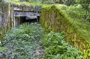 Ligne Maginot - GLASERBERG (ROUTE STRATéGIQUE) - (Infrastructure routiére) - Pont (D) avec cartouche 10e Génie