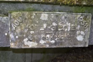 Ligne Maginot - GLASERBERG (ROUTE STRATéGIQUE) - (Infrastructure routiére) - Pont (D) avec cartouche 10e Génie