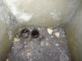 Ligne Maginot - VERRERIES (DES) - (Blockhaus pour arme infanterie) - Arrivée des câbles téléphoniques