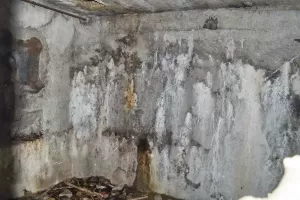 Ligne Maginot - B674 - ROTTMATTEN CENTRE - (Blockhaus pour arme infanterie) - Intérieur avec à gauche le créneau mitrailleuse