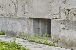 Ligne Maginot - E680 - BLOTZHEIM CENTRE 1A - (Blockhaus pour canon) - Vue du créneau