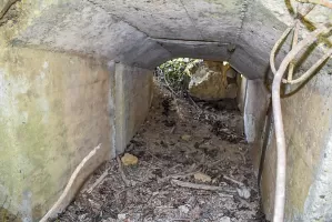 Ligne Maginot - VOGELSANG - (Position d'artillerie préparée) - Abri à munitions intérieur