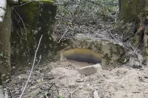 Ligne Maginot - VOGELSANG - (Position d'artillerie préparée) - Première soute à munitions de l'emplacement 2