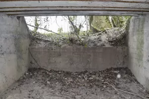Ligne Maginot - VOGELSANG - (Position d'artillerie préparée) - Vue intérieure de l'emplacement 3