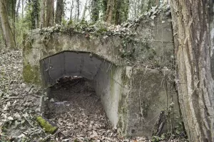 Ligne Maginot - VOGELSANG - (Position d'artillerie préparée) - Entrée de la soute de l'emplacement 3