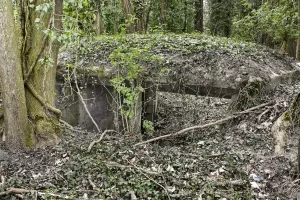 Ligne Maginot - VOGELSANG - (Position d'artillerie préparée) - Créneau de l'emplacement 3