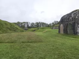 Ligne Maginot - FORT DE BESSONCOURT - (Position d'artillerie préparée) - Les plates-formes d'artillerie.