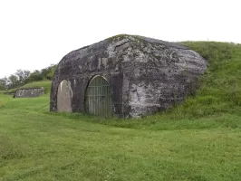 Ligne Maginot - FORT DE BESSONCOURT - (Position d'artillerie préparée) - Un abri pour canons.
