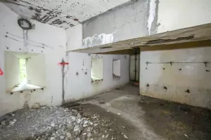 Ligne Maginot - FORT DE BOIS D'OYE - (Position d'artillerie préparée) - Entrée de guerre