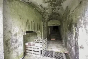Ligne Maginot - FORT DE BOIS D'OYE - (Position d'artillerie préparée) - Entrée de guerre