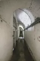 Ligne Maginot - FORT DE VEZELOIS - (Position d'artillerie préparée) - Couloir dans la caserne