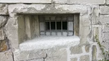 Ligne Maginot - BLOCKHAUS DU CHAUFFAUD - (Blockhaus pour arme infanterie) - Créneau pour mitrailleuse