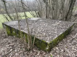 Ligne Maginot - EPARMET SUD - (PC) - Toit vue arriére