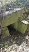 Ligne Maginot - GRILLY (II/9° RAD) - (PC) - L'entrée très étroite du bloc défensif.