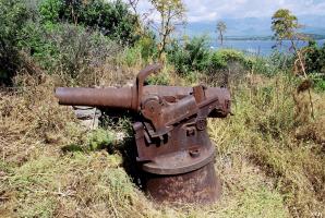 Ligne Maginot - BATTERIE DE LA POINTE CHIAPPA - (Position d'artillerie préparée) - La piéce la plus complête