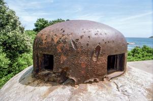 Ligne Maginot - SANTA GIULIA - (Casemate d'infanterie - Simple) - Traces sur la cloche