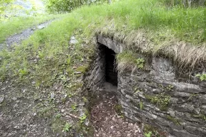 Ligne Maginot - CHATELET - (Blockhaus pour arme infanterie) - L'entrée de l'abri et de la galerie
