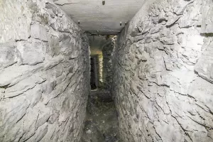 Ligne Maginot - CHATELET - (Blockhaus pour arme infanterie) - Galerie de liaison avec le blockhaus