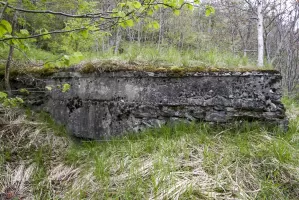 Ligne Maginot - CHATELET - (Blockhaus pour arme infanterie) - Face du créneau mitrailleuse