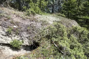 Ligne Maginot - LES TETES 1 - (Blockhaus pour arme infanterie) - Le bloc vue générale